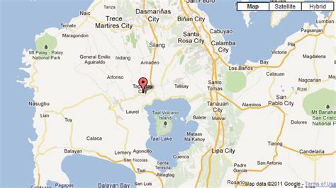 TAGAYTAY CITY GOOGLE MAP.